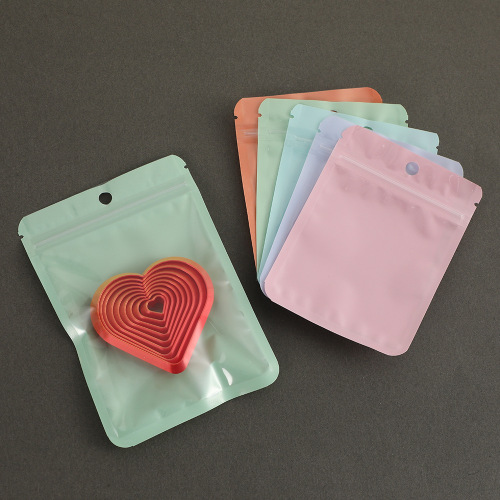 厂家直销多色珠光袋珠光膜阴阳骨袋 饰品首饰包装袋 塑料自封袋袋