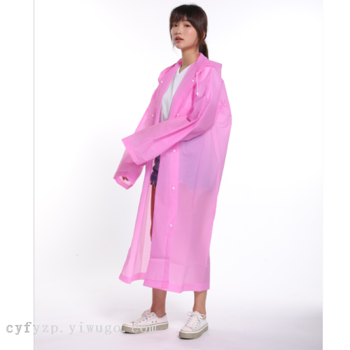 non-disposable eva raincoat women‘s special solid color color raincoat one-piece adult poncho wholesale one piece dropshipping