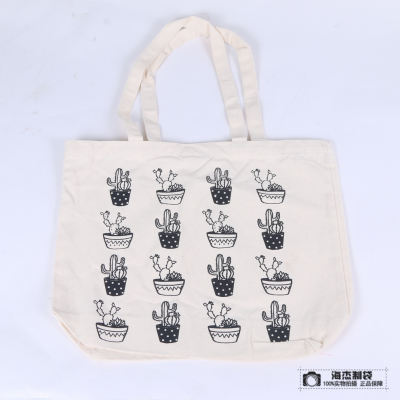 All Kinds of Cactus Printing Pattern Handbag Gift Bag Advertising Bag Non-Woven Bag Custom Portable Environmental Protection Bag