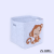 Cartoon Monkey Pattern Felt Anime Toy Storage Basket Snack Storage Bucket Makeup Storage Basket Factory Outlet