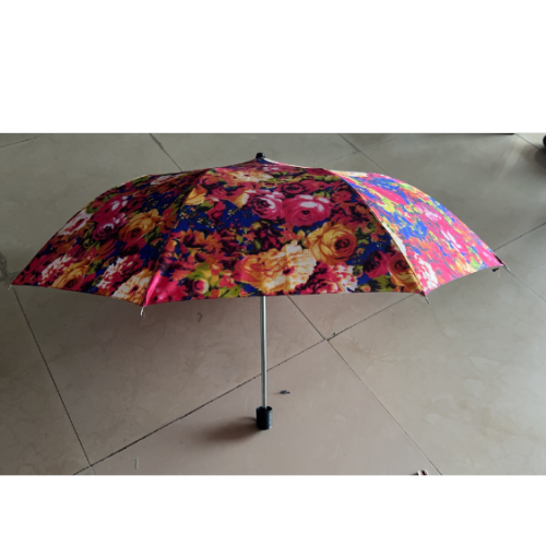 55cm two-fold hand umbrella pattern plain color matching mixed color mixed pattern stock low price processing quality excellent low price