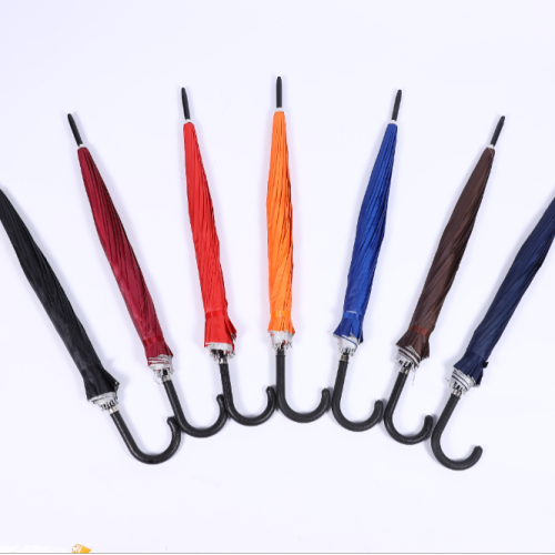56cm 16 bone straight pole automatic umbrella, solid color s