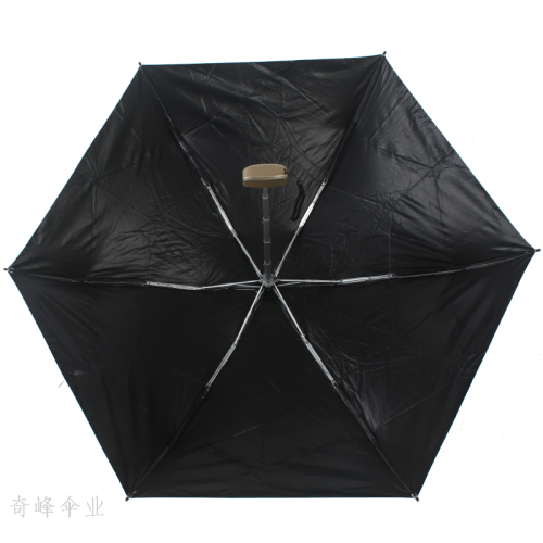 qifeng umbrella， rain or shine dual-use umbrella， sun and uv protection， small and portable five-fold umbrella