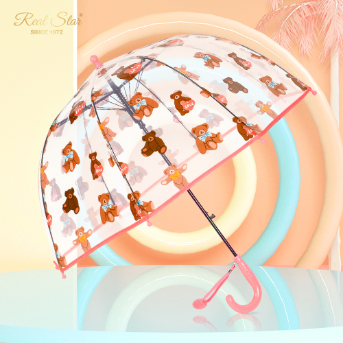 Rst030a Children‘s Arch Umbrella Fully Wrapped Baby Umbrella Long Handle Umbrella Children Umbrella Wholesale