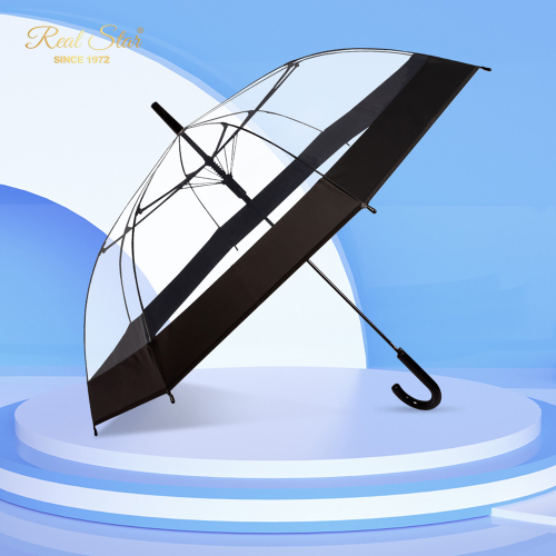Rst3466 Color Parallel Umbrella British Queen Birdcage Umbrella Apollo Fully Transparent Umbrella Wholesale
