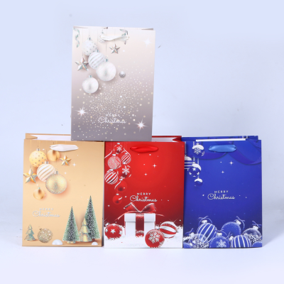 Christmas Gift Bag Christmas Gift Box Packaging Gift Bag Gift Decoration Paper Bag Foreign Trade in Stock