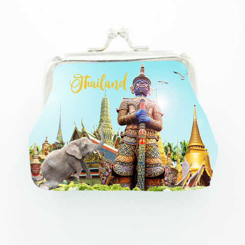 泰国普吉曼谷Thailand旅游纪念品礼品女士儿童零钱包夹子包饰品包