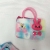 Children's Crossbody Shoulder Bag Plush Hand-Carrying Bag Shoulder Messenger Bag Plush Coin Purse Fashion Cartoon Women's Bag