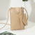 Korean Style New Fresh Ladies Phone Bag Ins Fashion Simple Mini Fashion Pu Crossbody Small Shoulder Bag Casual