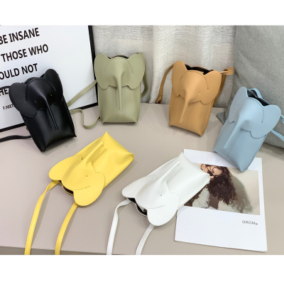 2023 Korean Style New Western Style Mobile Phone Bag Female Crossbody Shoulder Elephant Mini Fashion Ladies Bags Cute Niche