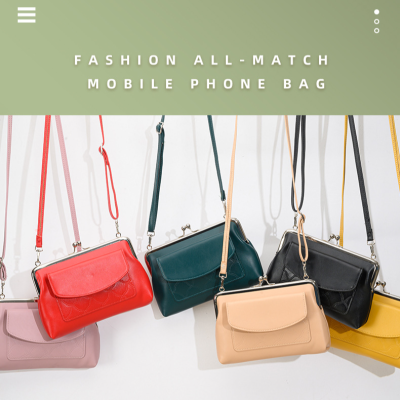 New Fashion Dinner Bag Banquet Shoulder Messenger Bag Fashion Small Square Bag Multifunctional Mobile Phone Bag