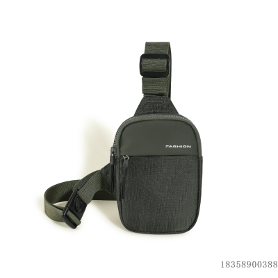 Junshuai Nylon Cloth Mobile Phone Bag Waist Bag Messenger Bag