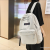 Junshuai Oxford Cloth Student Backpack Casual Backpack