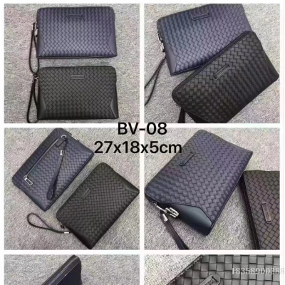 Junshuai Pu Woven Clutch Wallet Large Handbag