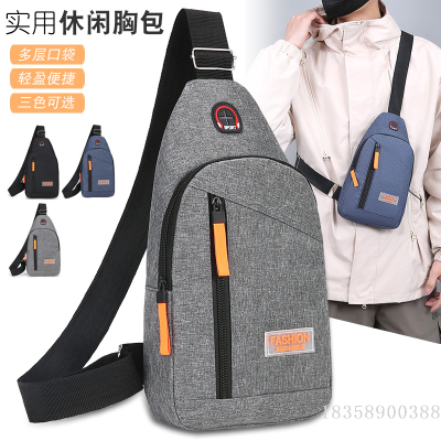 Fashion Messenger Bag Single-Layer Chest Bag Lightweight Shoulder Bag Ultra-Low Price Running Volume