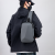 Cross-Border New Men's Chest Bag Anti-Theft Outdoor Waterproof Hard Shell Crossbody Bag Locomotive Style Fashion USB Bag