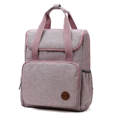 新款大容量双肩妈咪包时尚简约干湿分离母婴包孕妇待产包可印logo