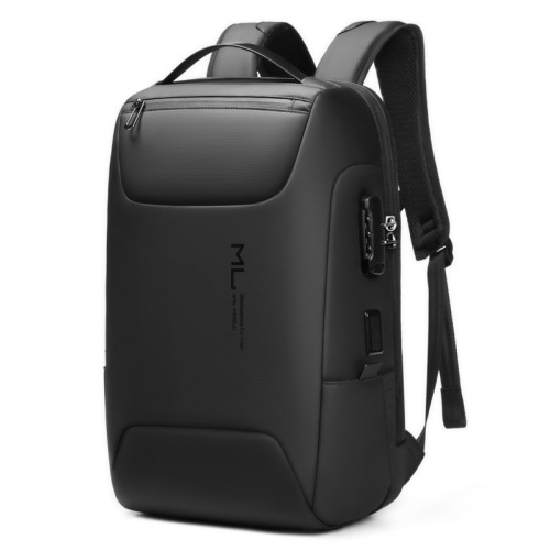 跨境商务男士双肩包大容量定型包15寸电脑背包防水电脑包旅行包