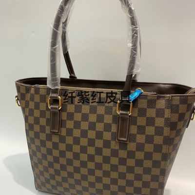 Trendy Bags Crossbody Portable Shoulder Bag Presbyopic Chessboard Women's Bag Large Capacity Laptop Bag