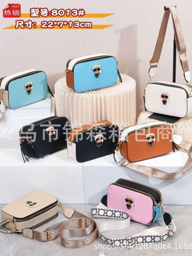 外贸南美包女2023新款流行卡通小方包 欧美风格相机包斜挎手提包