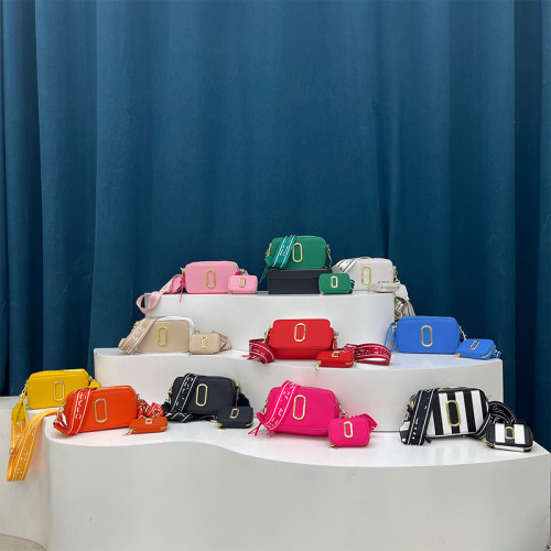 欧美风时尚斜挎包女相机包包bags彩色亮面日常搭配单肩包跨境批发