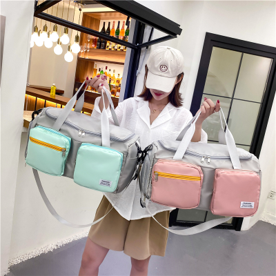 Gym Bag Women's Dry Wet Separation Storage Bag Lightweight Short Distance Luggage Bag Portable Travel Bag Large Capacity