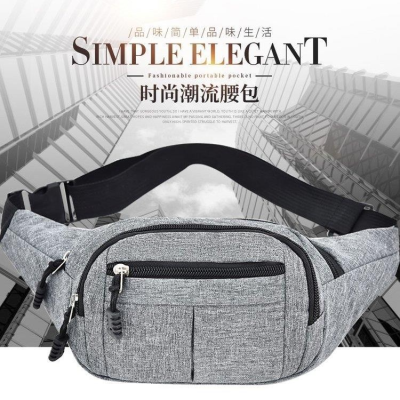 Mobile Phone Waist Bag Sports Running Large Capacity Crossbody Chest Bag Men and Women Commuter Storage Carrier