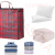 Red Plaid Oxford Moving Bag Premium Gingham Moving Bags with Strong Zippers and Handles Collapsible Checkered Buffalo Plaid Rectangle Storage Bag Home Supplies