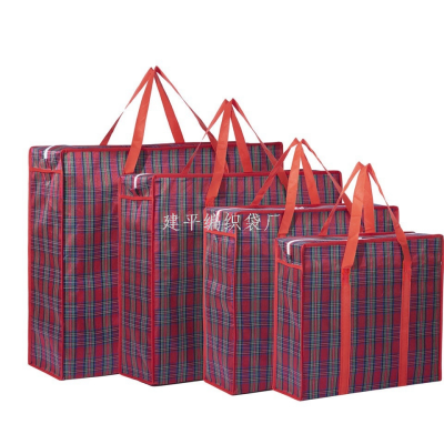 Red Plaid Oxford Moving Bag Premium Gingham Moving Bags with Strong Zippers and Handles Collapsible Checkered Buffalo Plaid Rectangle Storage Bag Home Supplies