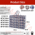 70*55*28cm Black Double Layer Plastic Gingham Woven Bag Plaid Checkered Buffalo Rectangle Storage Bag 130g Thick Large Moving Bag Long Handles Laundry Tote Bag Packing Cloth Travel Bedding Blanket Bag Carrier for Packing, Moving, Traveling, Camping, Organizing Heavy-Duty Polypropylene Home Supplies