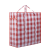 Red Plaid Moving Boxes Heavy Duty Moving Bags with Strong Zippers and Handles Collapsible Moving Supplies, Storage Totes