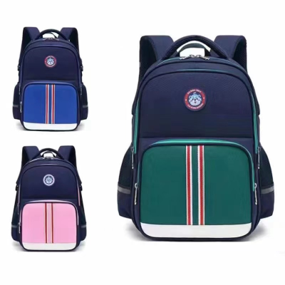 New British Style Primary School Student Schoolbag Grade 1-6 Portable Burden Alleviation Large Capacity Children's Schoolbag Backpack Wholesale