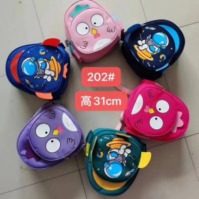 Children's Backpack Burden-Reducing Primary School Student Schoolbag to Undertake Sample Customization Various Kindergartens Cute Cartoon Backpack