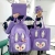 Cartoon match sets StellaLou backpack large-capacity crossbody bag tuition bag pencil case coin purse combination elementary and middle school student schoolbags