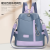 Contrast Color Backpack with Pendant School Bag Women's Backpack Dual-Use
