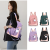 Oxford Cloth Waterproof Anti-Theft Package Macaron Color Backpack School Bag