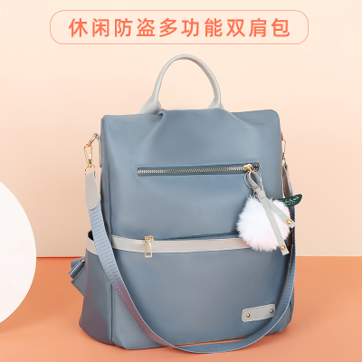 Trendy Women's Bags Korean Style Best-Selling New Oxford Casual Anti-Theft Package School Bag Backpack