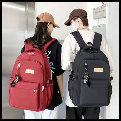 New Junior High School Backpack Schoolbag Casual Bag Computer Bag