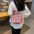 Portable Cotton Jacket Bag down Bag Lightweight and Large Capacity Shoulder Crossbody All-Matching Bucket Bag