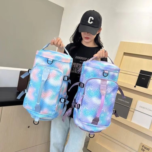 2024新款运动瑜伽健身包男女短途手提旅行包大容量高颜值行李包潮