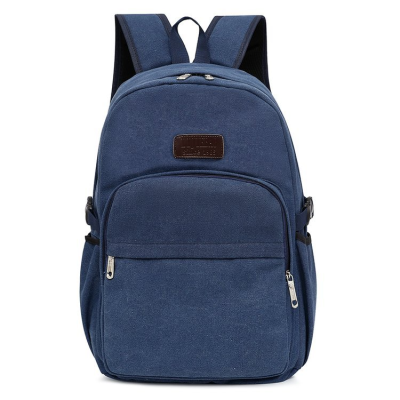 Canvas Bag Outdoor Bag School Bag Quality Men's Bag Factory Self-Produced and Self-Sold Sample Customization in Stock