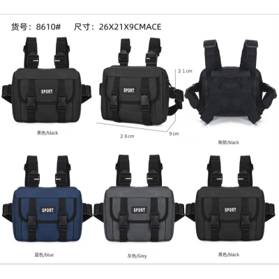 Chest Bag Logo Customized Sports Bag Fashion Backpack Customization as Request Factory Store Spot Travel Bag
