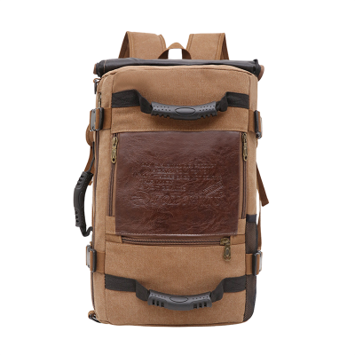 Canvas Backpack Casual Bag Outdoor Bag School Bag Backpack Logo Customization Sample Customization Quality Men's Bag