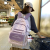 Women canvas backpack BSCI factory wholesale travel sports daily shoulder bag back pack college school bookbag