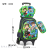 3 in 1 3D Cartoon Waterproof Children School Trolley Bag with Lunch Bag and Pencil Case For Boy and Girl