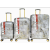 New Style Polycarbonate (Pc) Luggage Three-Piece Universal Wheel Wear-Resistant Drop-Resistant Large Capacity Luggage