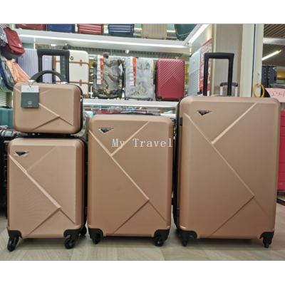 New Style Abs Luggage Four-Piece Set 14/20/24/28 Wear-Resistant Drop-Resistant Large Capacity Luggage