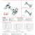 Special Angle Hinge Quick Release Base Damping Hinge Outlet Quality