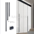 Fashion Design Cloakroom Handle Cabinet Door Handle Handle Boutique Aluminum Handle