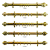 New Wood Grain Curtain Rod Sticker Curtain Rod Track Classic Design Hot Products